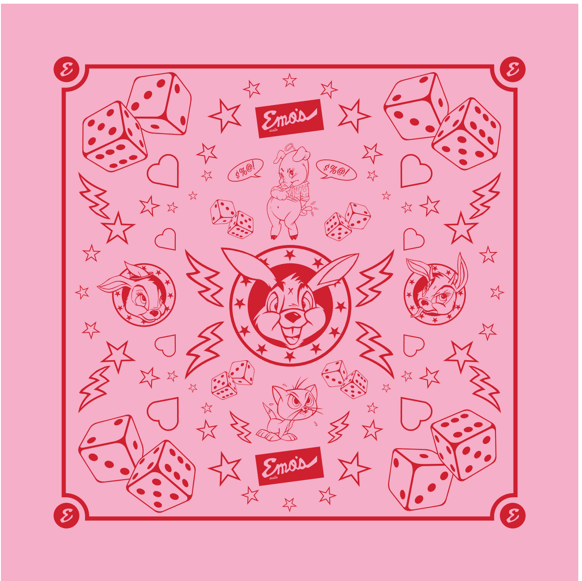 Pink Bandana